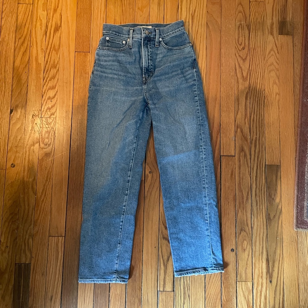 madewell “the perfect vintage straight crop”